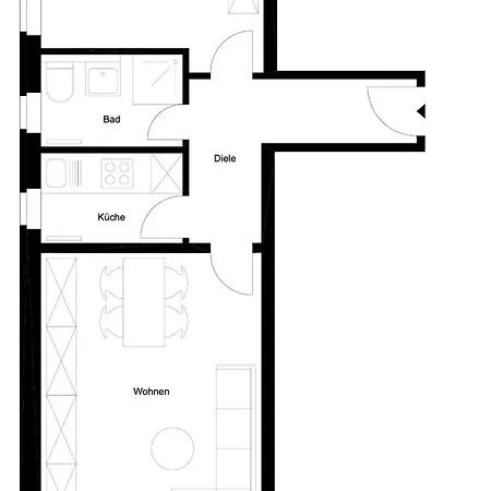 Haus Roseneck 1 Apartament *